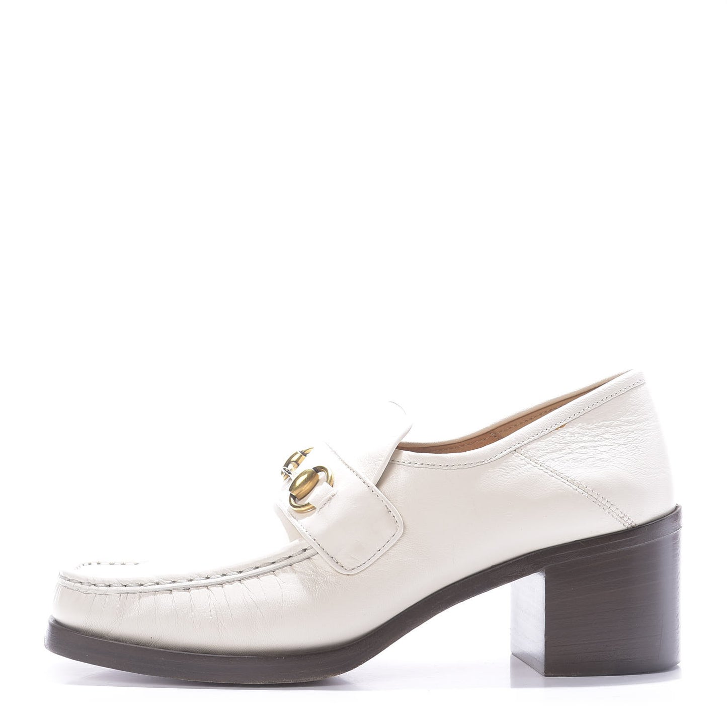 Malaga Kid Horsebit Loafer Pumps 39.5 White