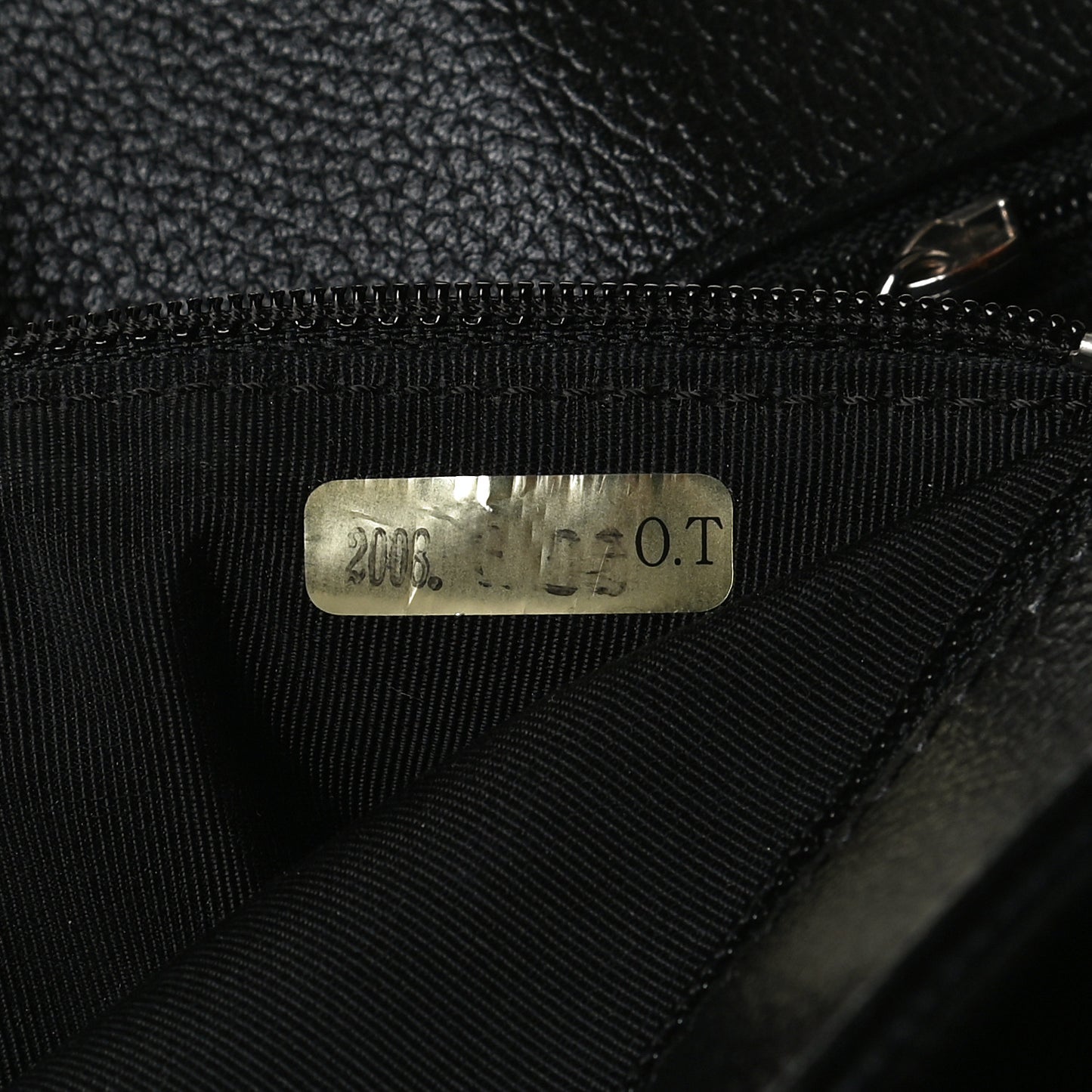 Calfskin Cerf Executive Shopper Tote Black