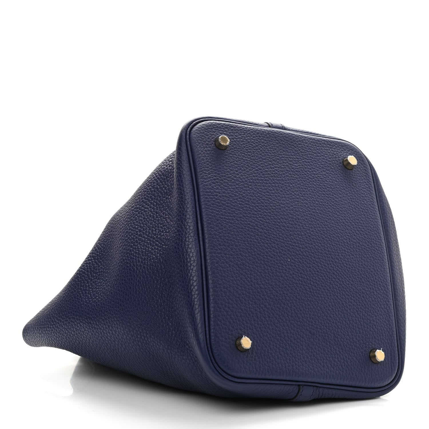 Hermes Taurillon Clemence Picotin Lock 22 MM Bleu Encre 4 of 9