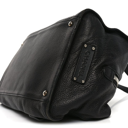 Chanel Calfskin Bolt Bowler Black 10 of 10
