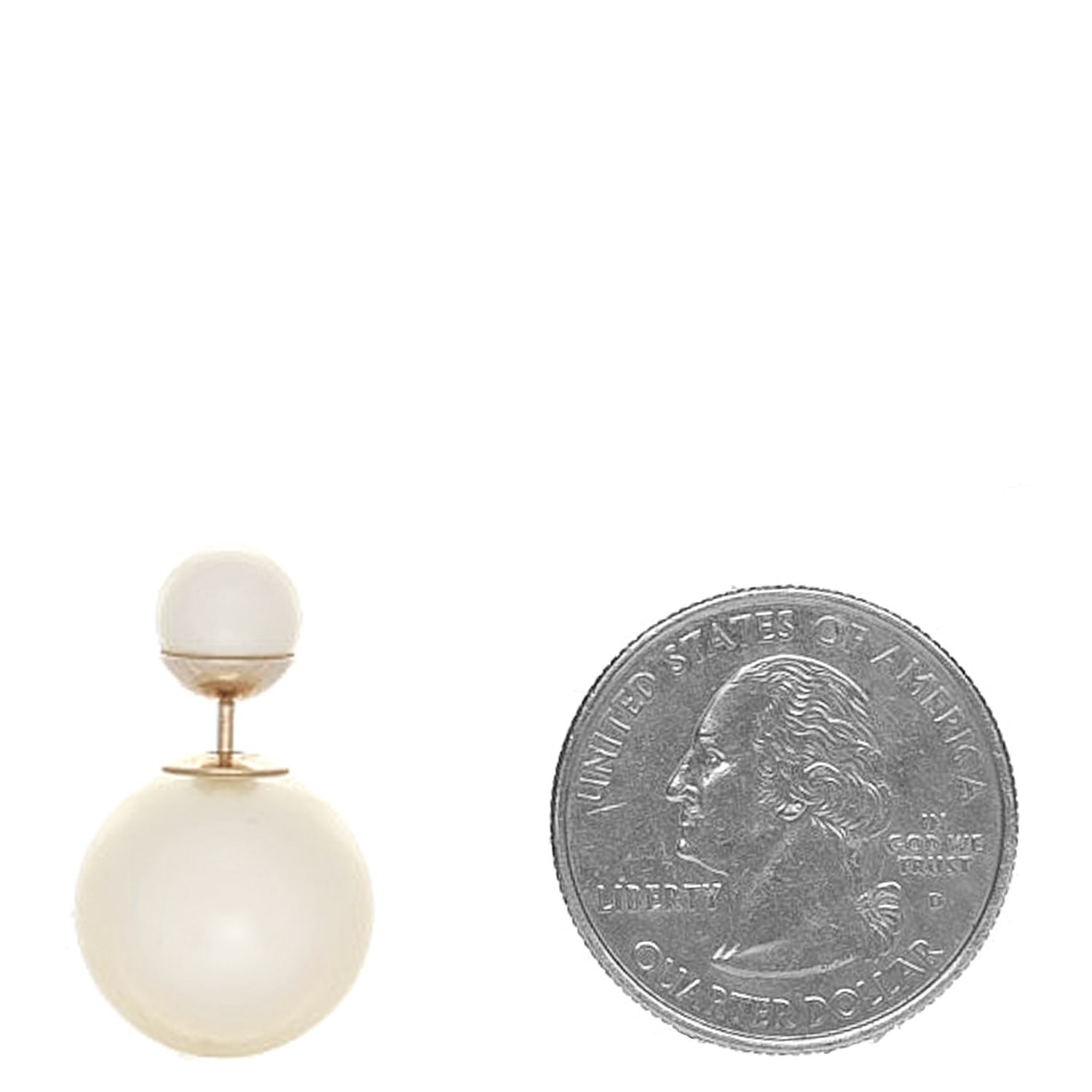 Christian Dior Pearl Mise En Dior Tribal Earrings 2 of 4