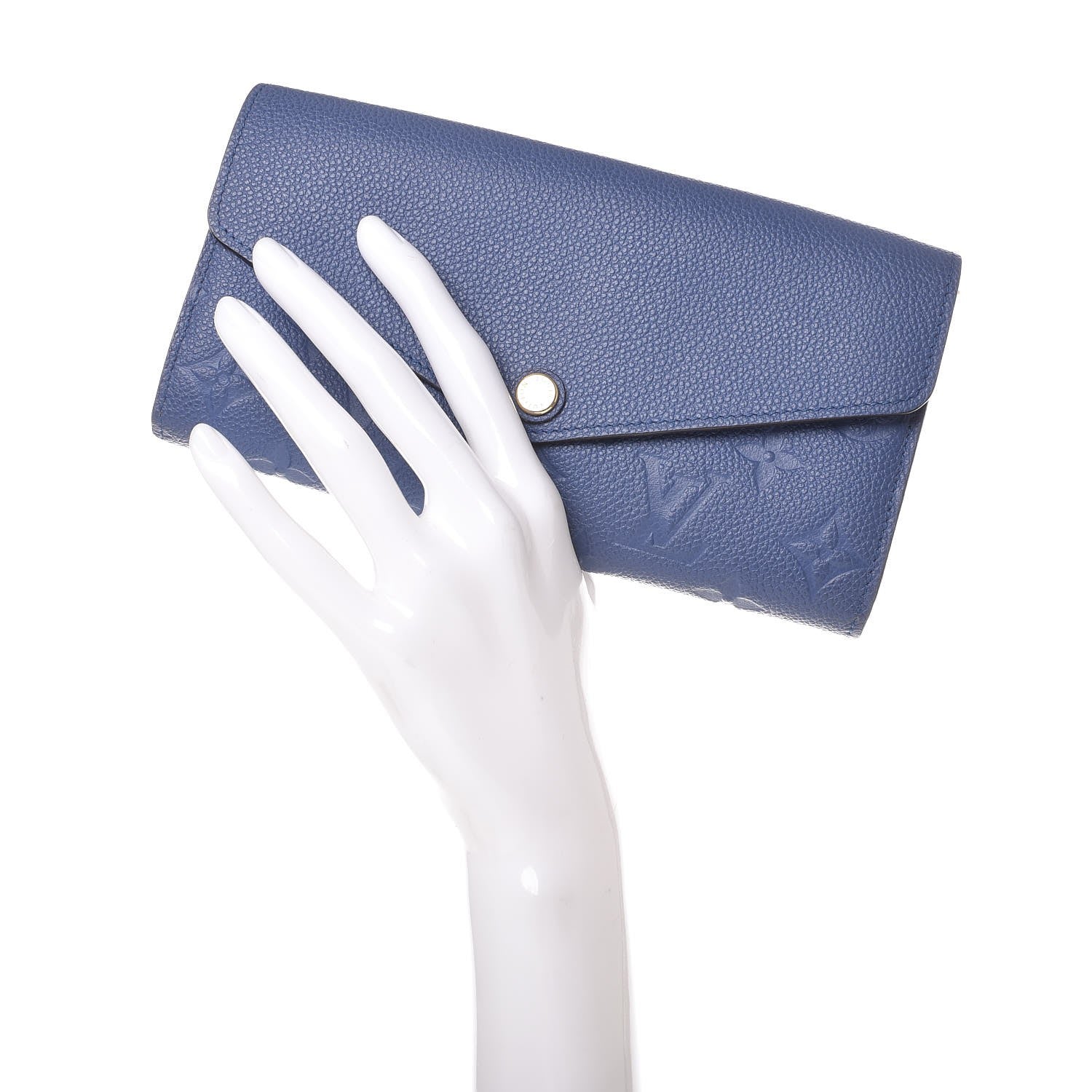 Louis Vuitton Empreinte Sarah Wallet NM Denim 2 of 7