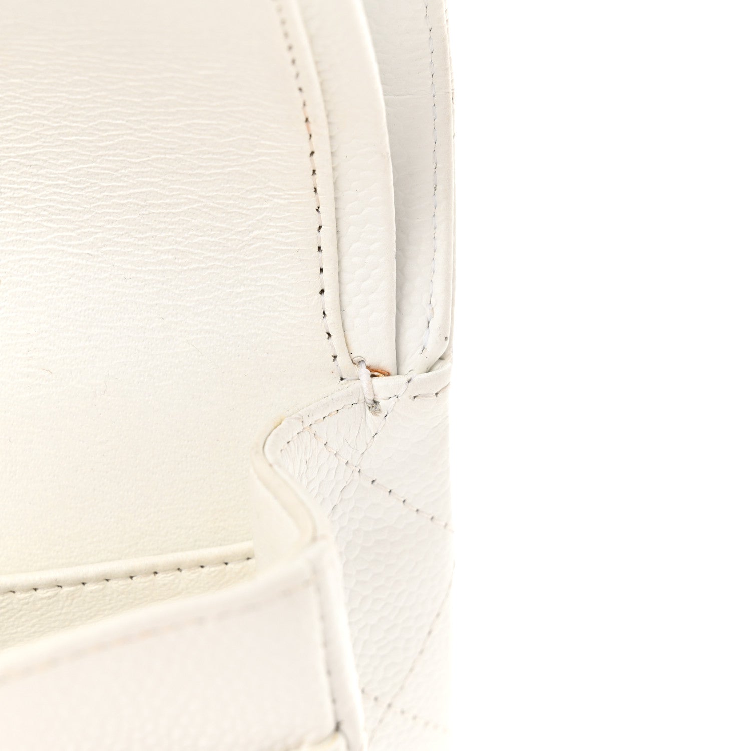 Chanel Caviar Quilted Medium Double Flap Bijoux Chain White 10 of 26