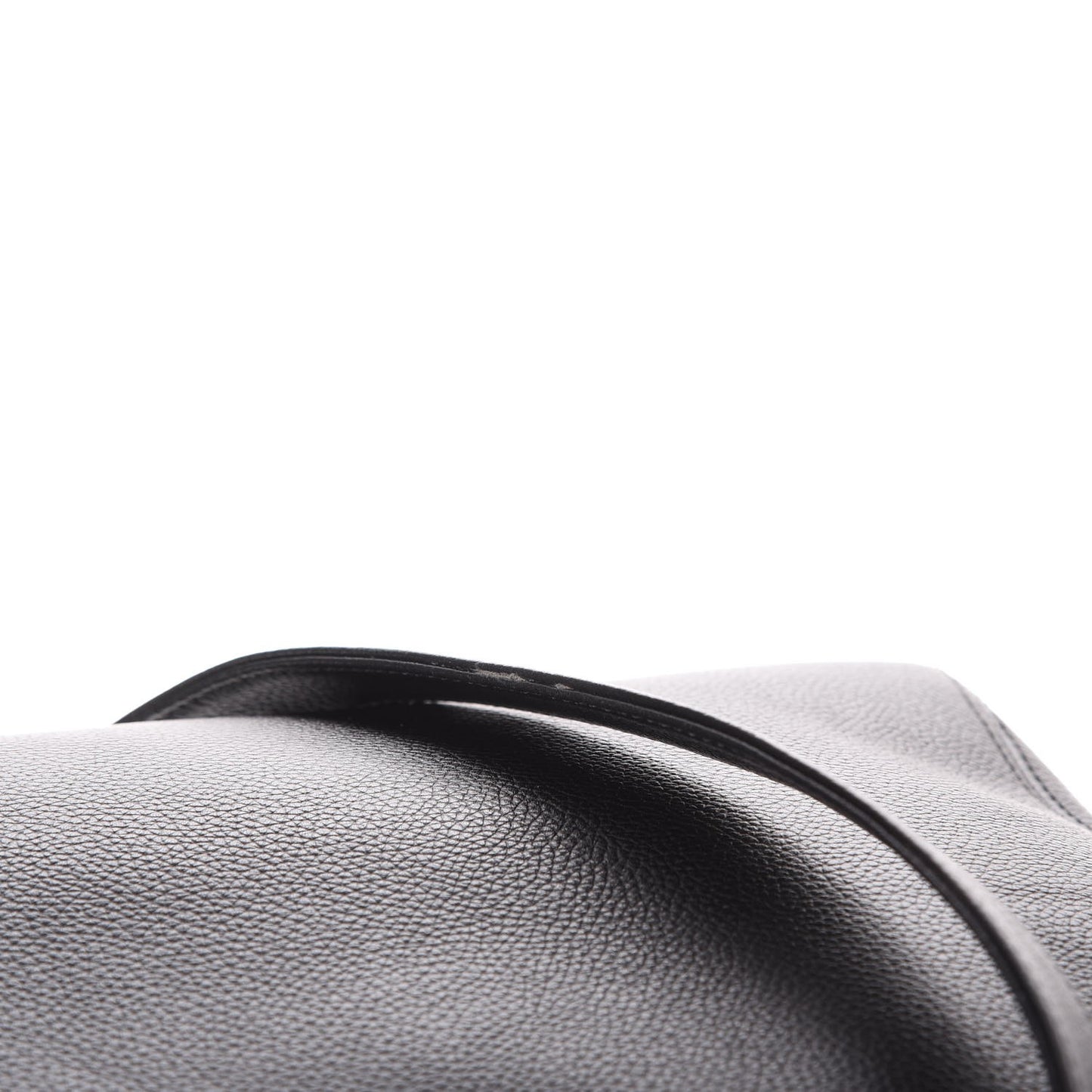 Calfskin Cerf Executive Shopper Tote Black