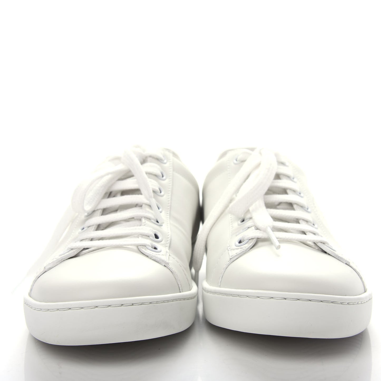 Calfskin Interlocking G Perforated Womens Ace Sneakers 39 White Grey Sky
