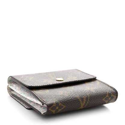 Louis Vuitton Monogram Fleuri Elise Wallet Rose 4 of 15