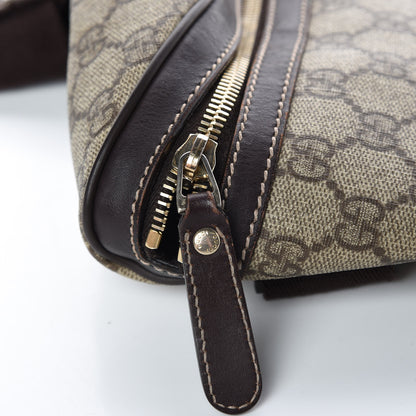 Gucci GG Supreme Monogram Belt Bag Dark Brown 8 of 11