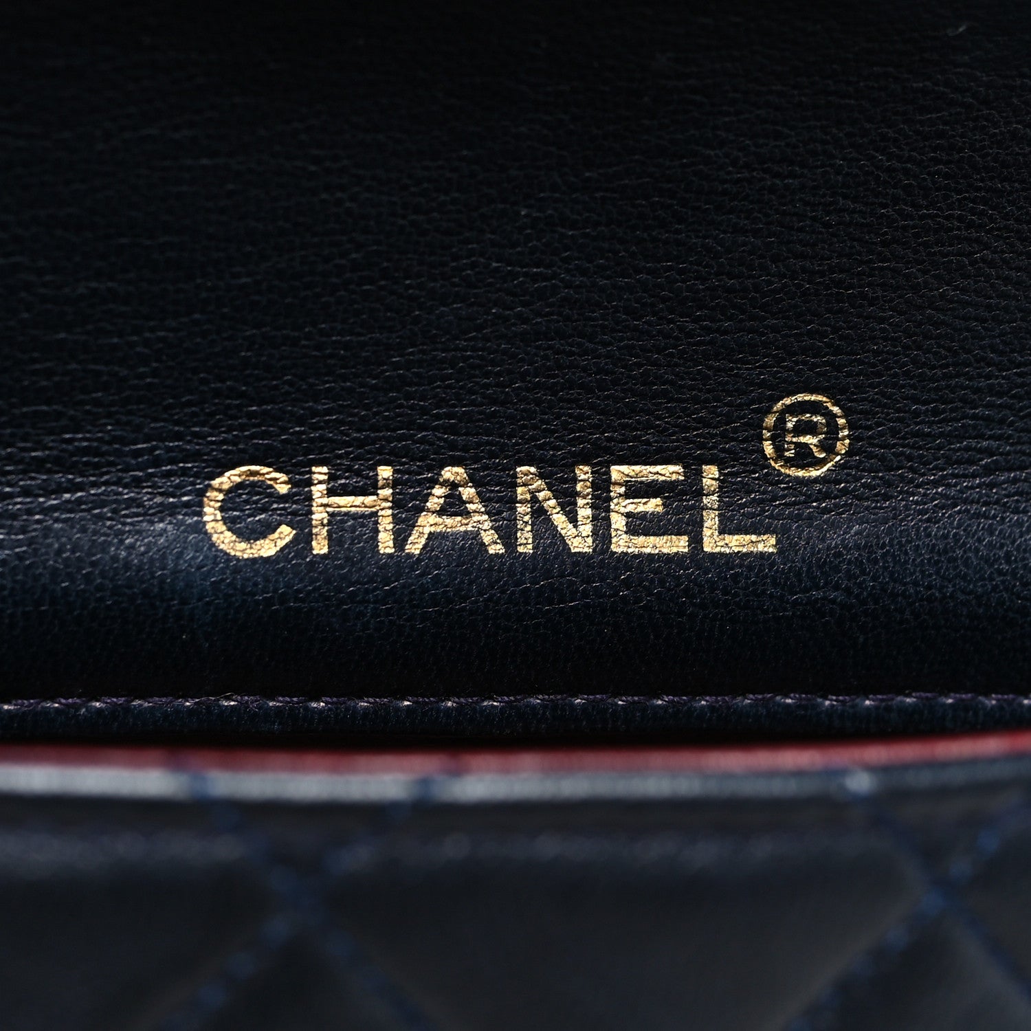 Chanel Lambskin Quilted Small Single Flap Navy Navy 5 of 12
