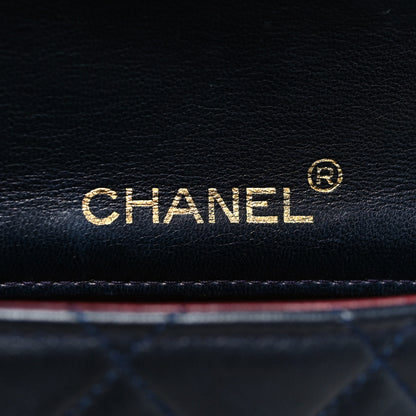 Chanel Lambskin Quilted Small Single Flap Navy Navy 5 of 12