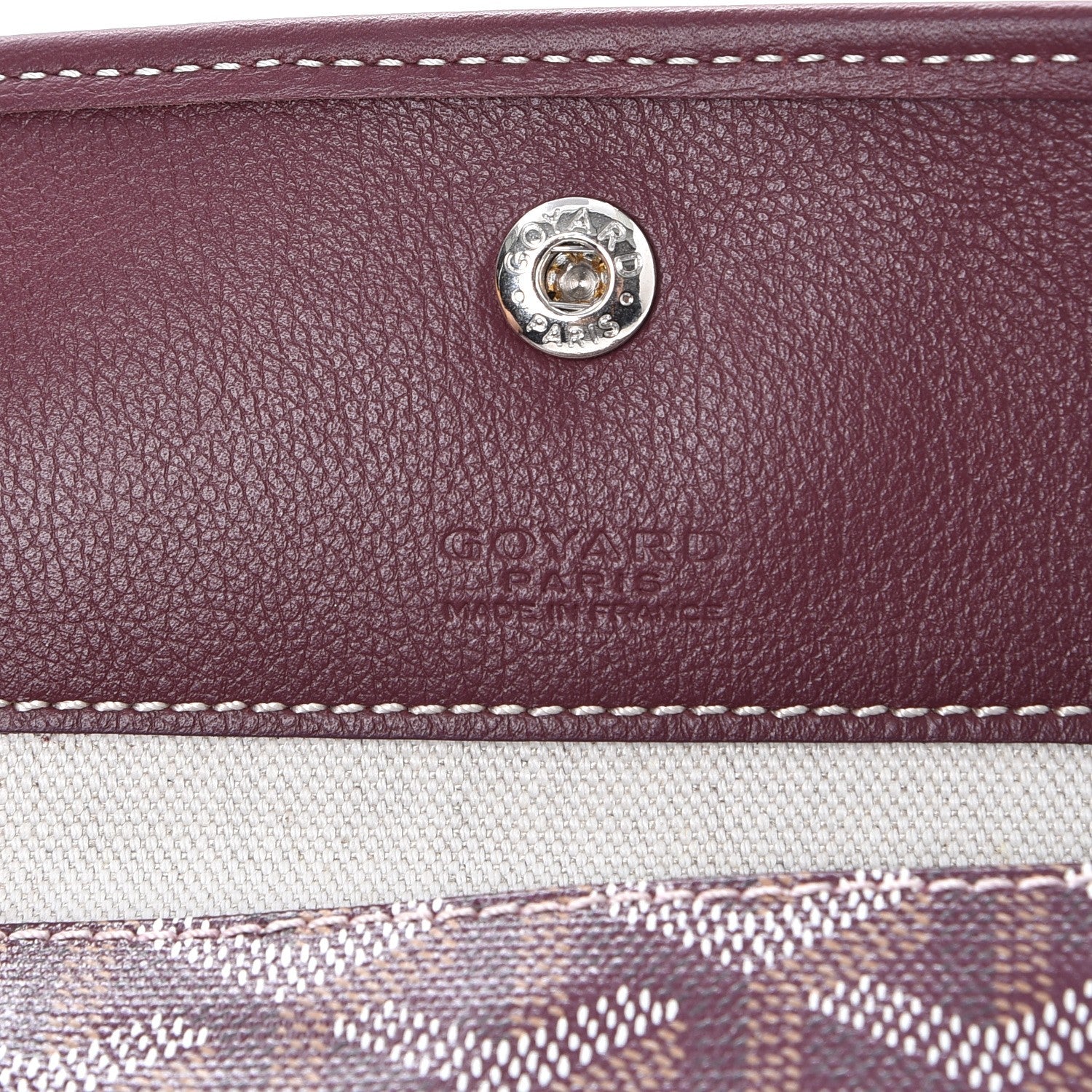 Goyard Goyardine Saint Louis PM Bordeaux 9 of 10
