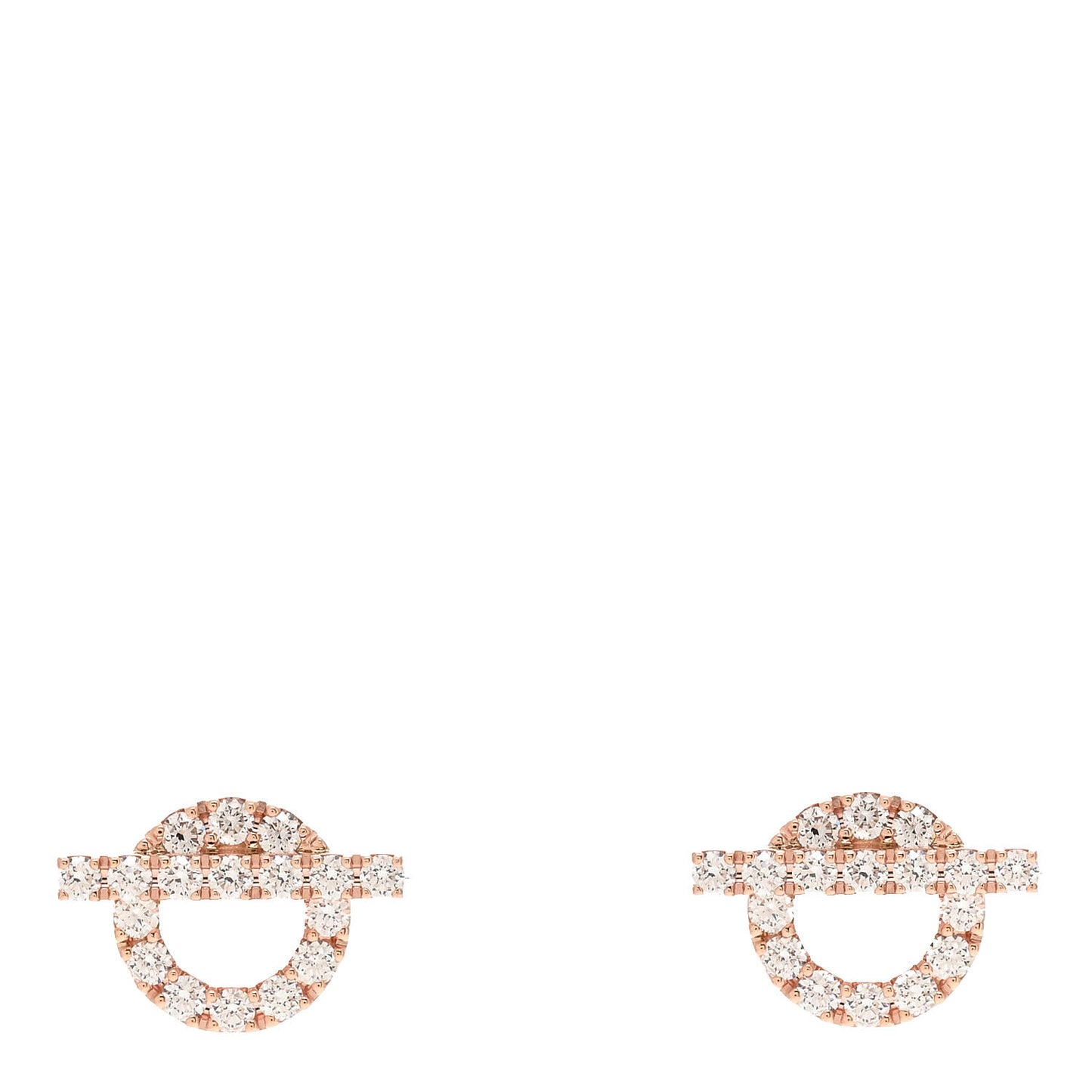 18K Rose Gold Diamond Finesse Earrings