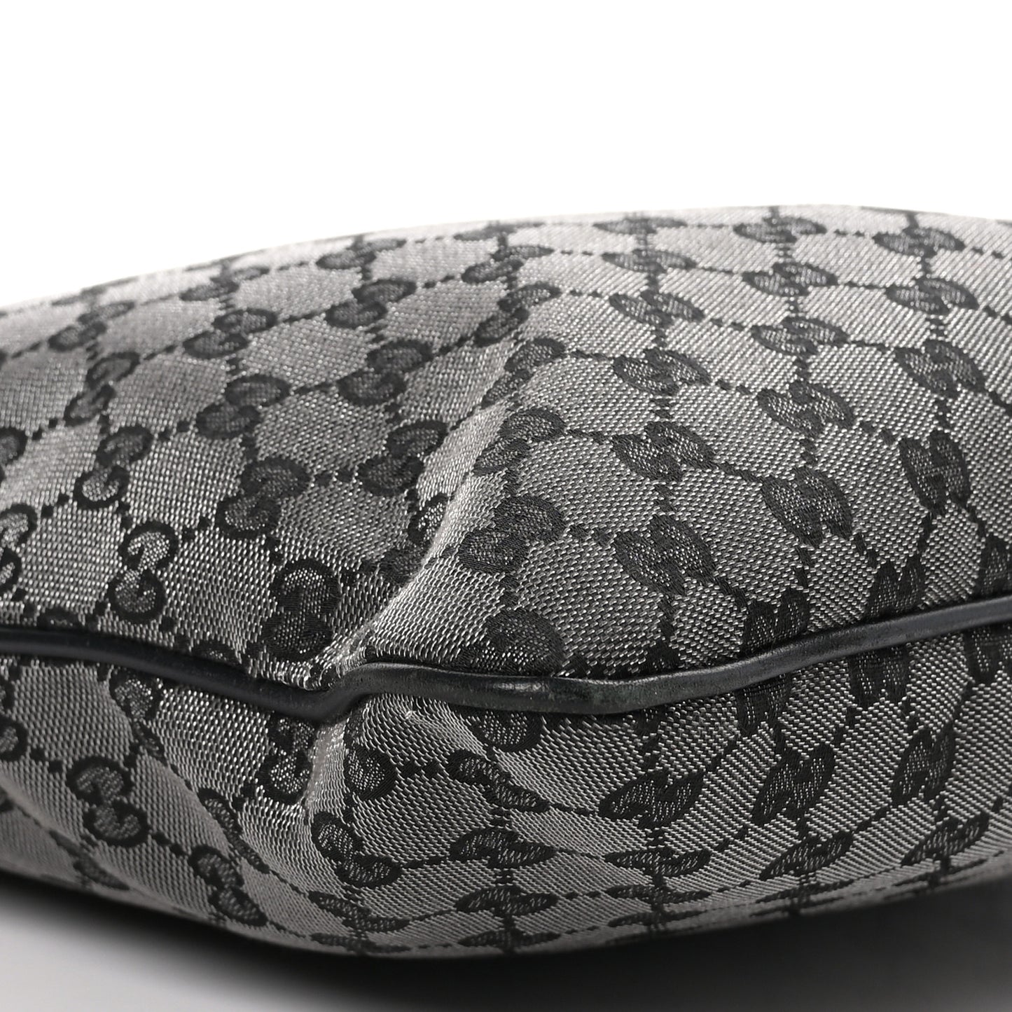 Calfskin Canvas Monogram Flat Vertical Tote Black