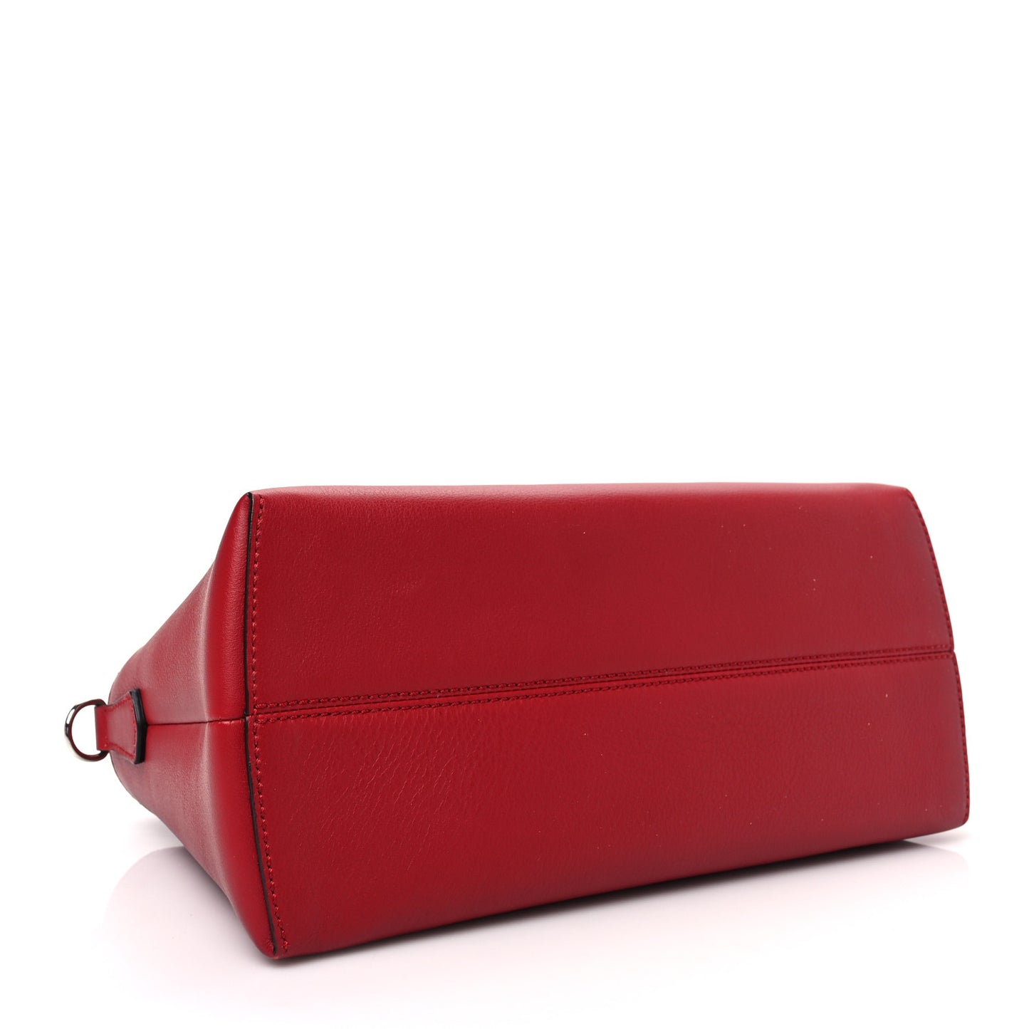 Vitello Dolce Bi-Color FF 1974 Embossed Medium By The Way Boston Bag Fragola Maya Black