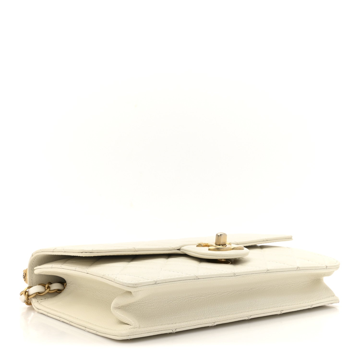 Chanel Lambskin Quilted Small Chic Pearls Flap White 4 of 12