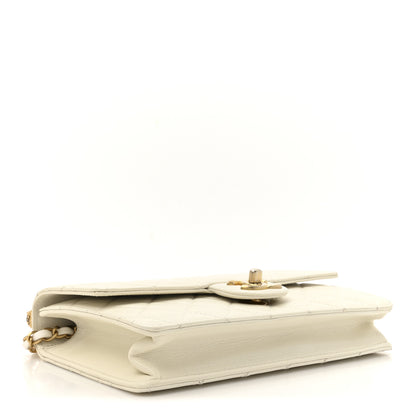 Chanel Lambskin Quilted Small Chic Pearls Flap White 4 of 12