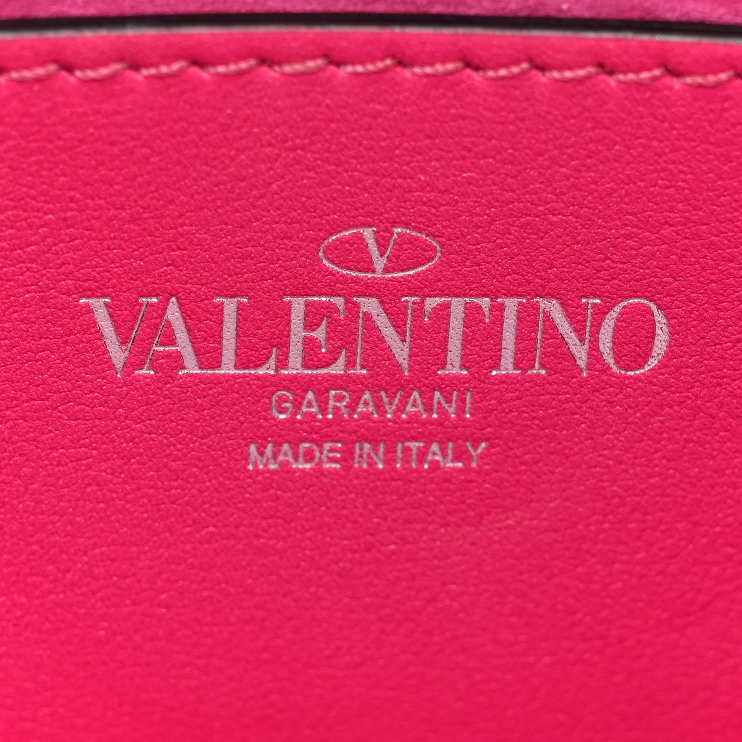 Valentino Garavani Swarovski Crystal Embroidered Vlogo Small Loco Shoulder Bag Crystal Magenta Silver 6 of 11