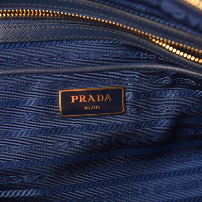 Prada Tessuto Nylon Saffiano Tote Bluette 8 of 10