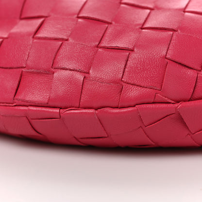 Bottega Veneta Nappa Intrecciato Teen Jodie Hobo Cranberry 7 of 8