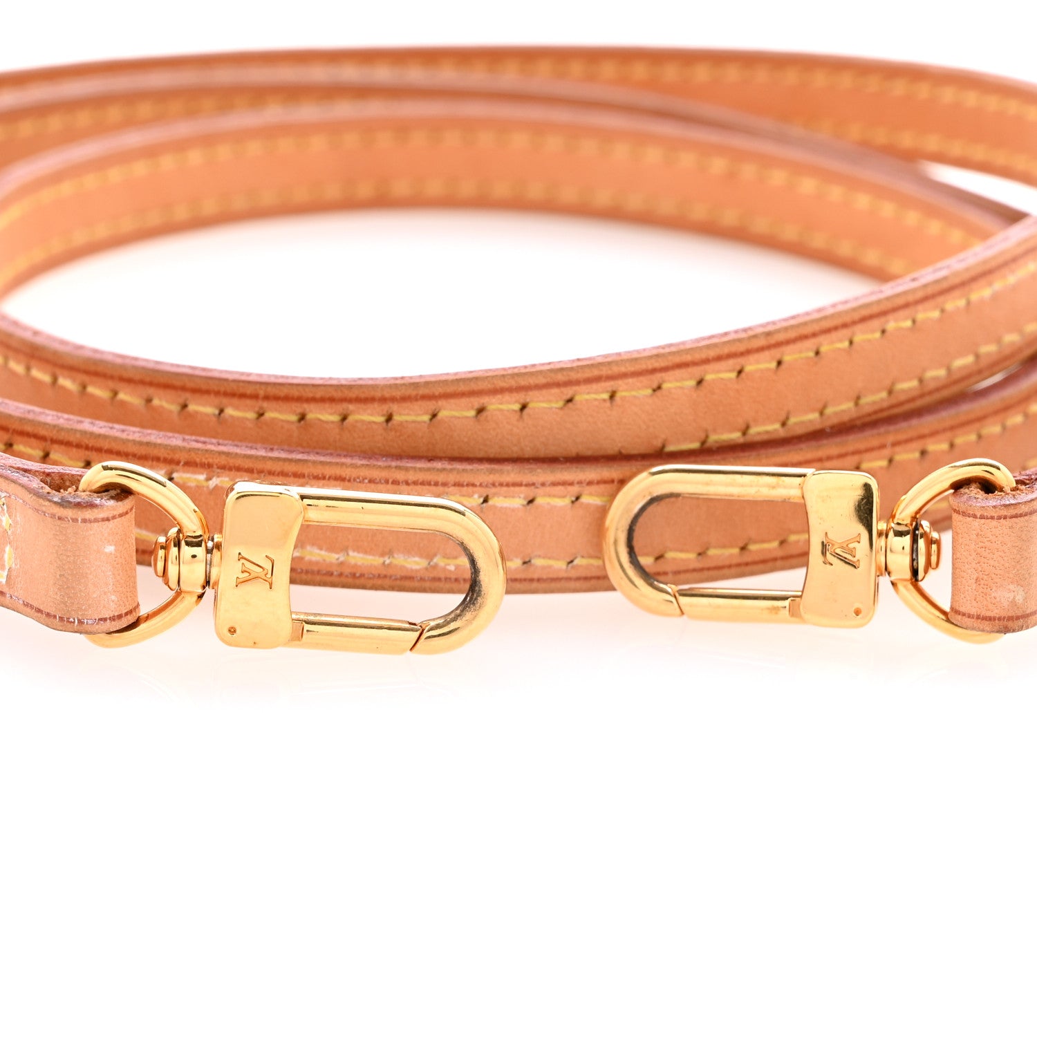 Louis Vuitton Vachetta 12mm Long Shoulder Strap VVN 3 of 7