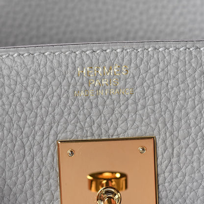 Hermes Togo Birkin 30 Gris Mouette 8 of 33