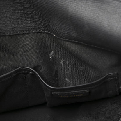 Burberry Derby Calfskin House Check Cornwall Hobo Black 13 of 14