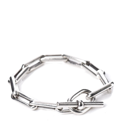 Hermes Sterling Silver Oval Link Toggle Bracelet 1 of 6