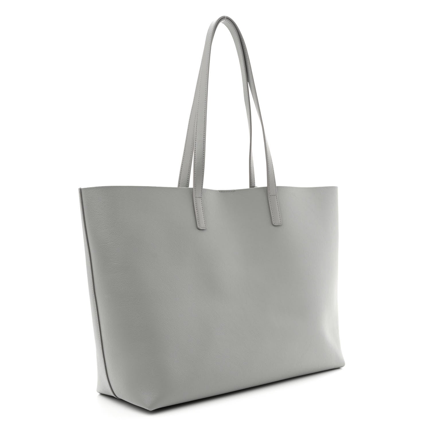 Saint Laurent Calfskin East West Shopping Tote Fog 4 of 12