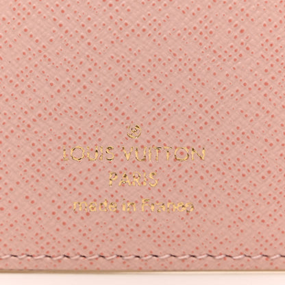 Louis Vuitton Damier Azur Victorine Wallet Rose Ballerine 6 of 8