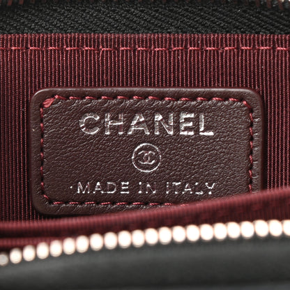 Chanel Lambskin Quilted Zip Coin Purse Black 6 of 8