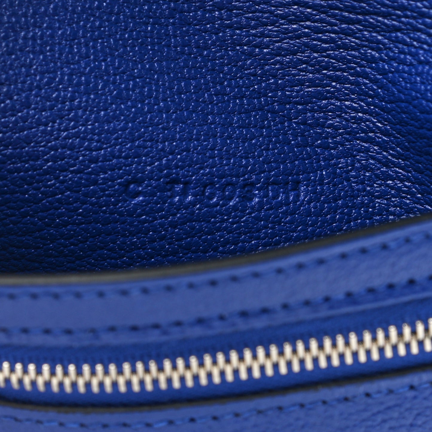 Chevre Mysore Clic 12 Wallet Bleu Electrique