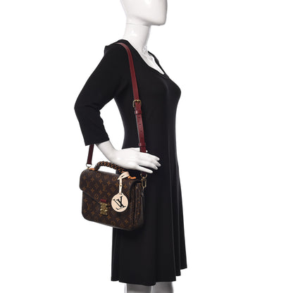 Louis Vuitton Monogram Braided Pochette Metis Safran 2 of 10