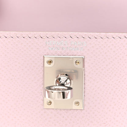 Hermes Epsom Mini Kelly Sellier 20 Mauve Pale 6 of 11