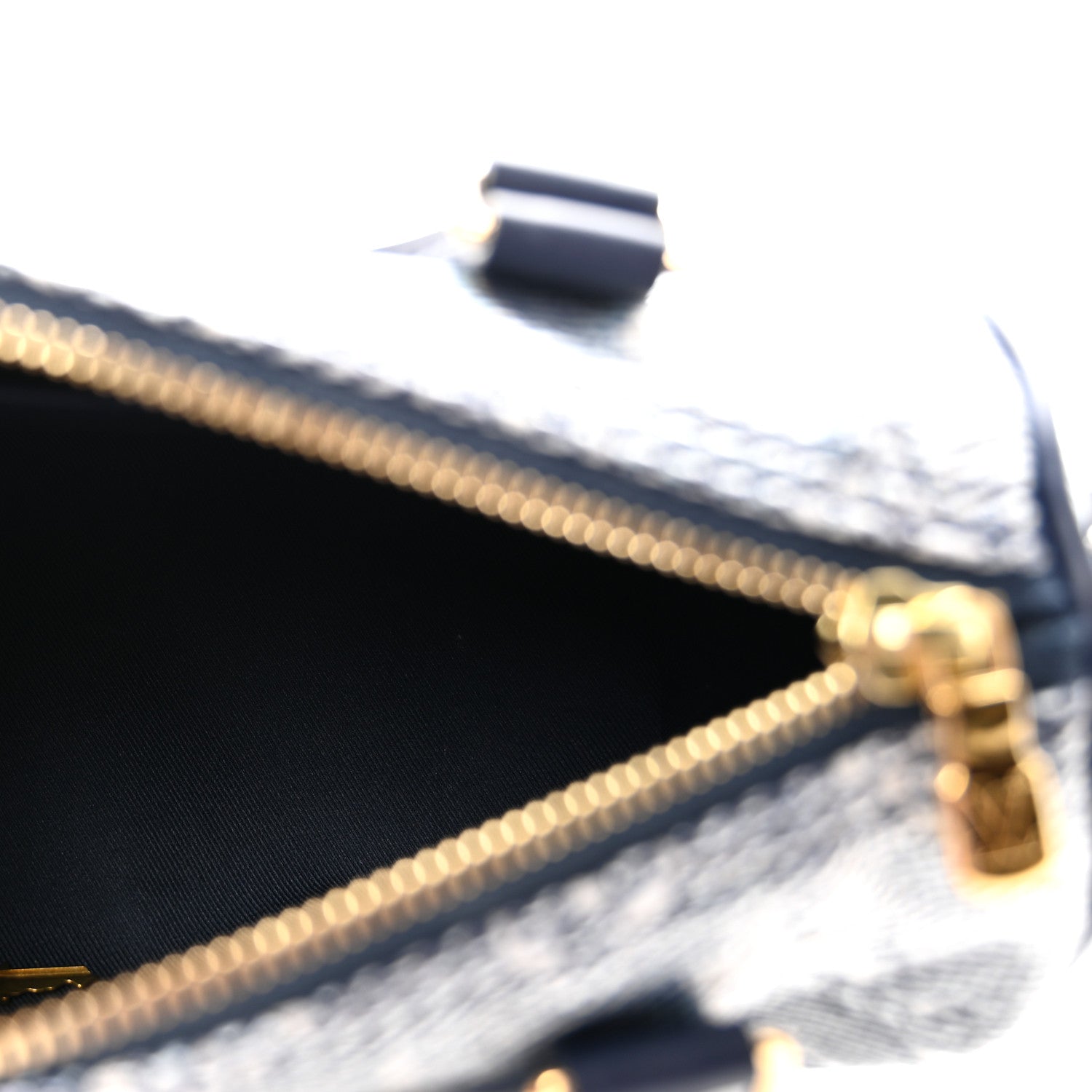 Louis Vuitton Monoglam Speedy Bandouliere 20 Blue 5 of 10