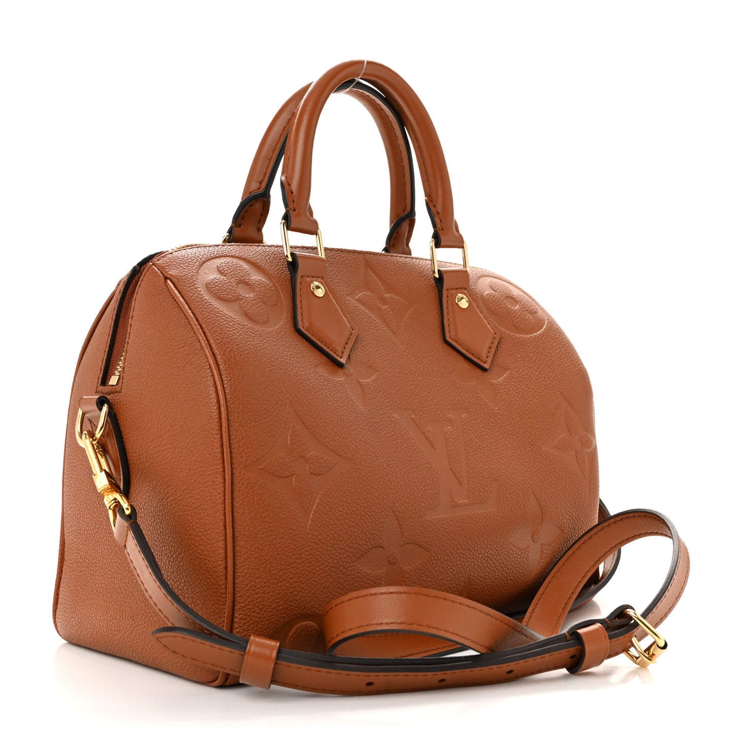 Empreinte Monogram Giant Speedy Bandouliere 25 Cognac