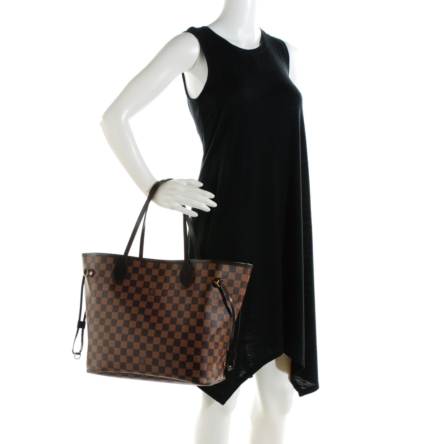 Louis Vuitton Damier Ebene Neverfull MM 2 of 8