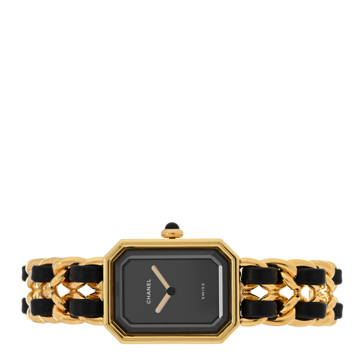 Stainless Steel Lambskin 20mm Chain Premiere Quartz Watch Gold M