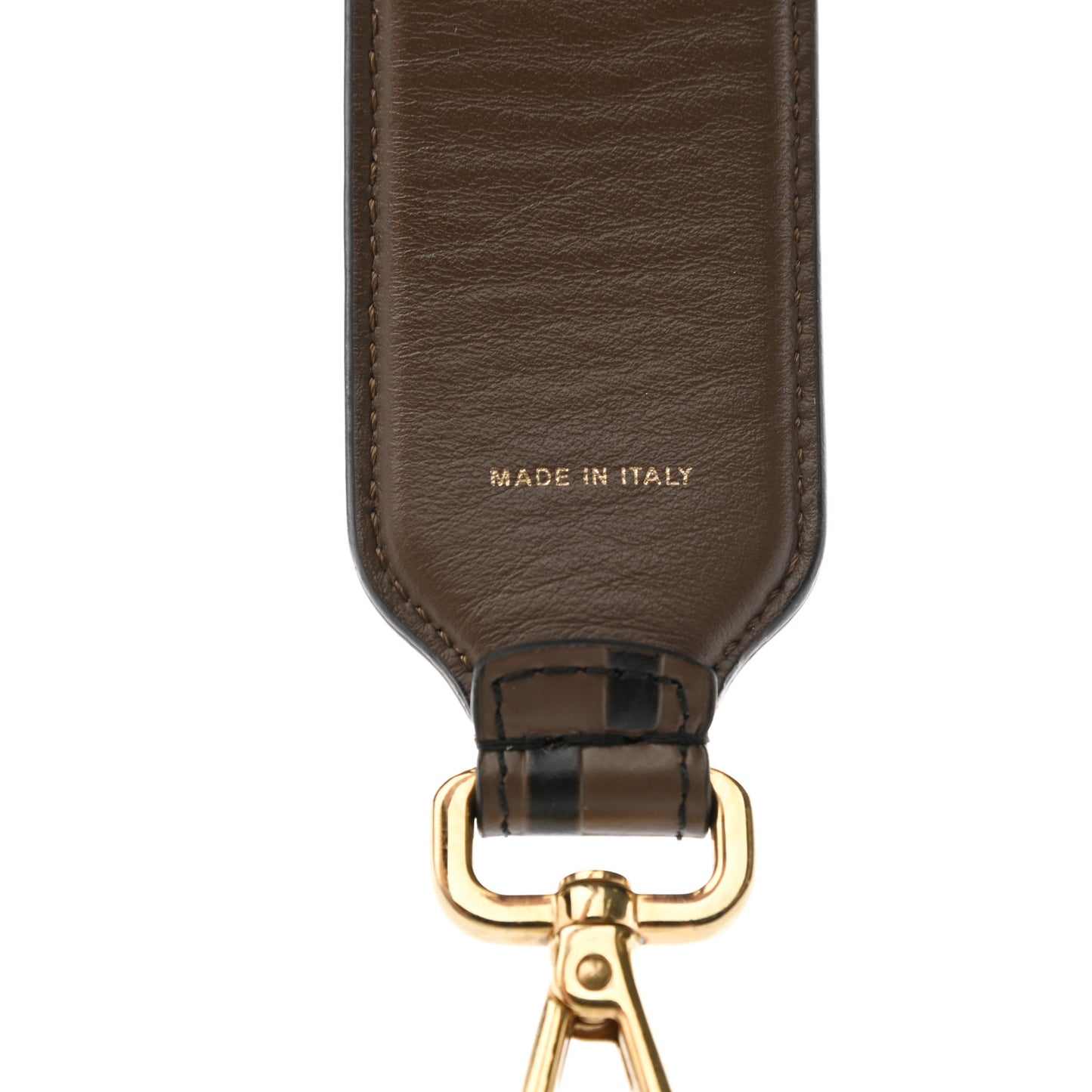 Vitello Century Bi-Color FF 1974 Embossed Strap You Maya Black
