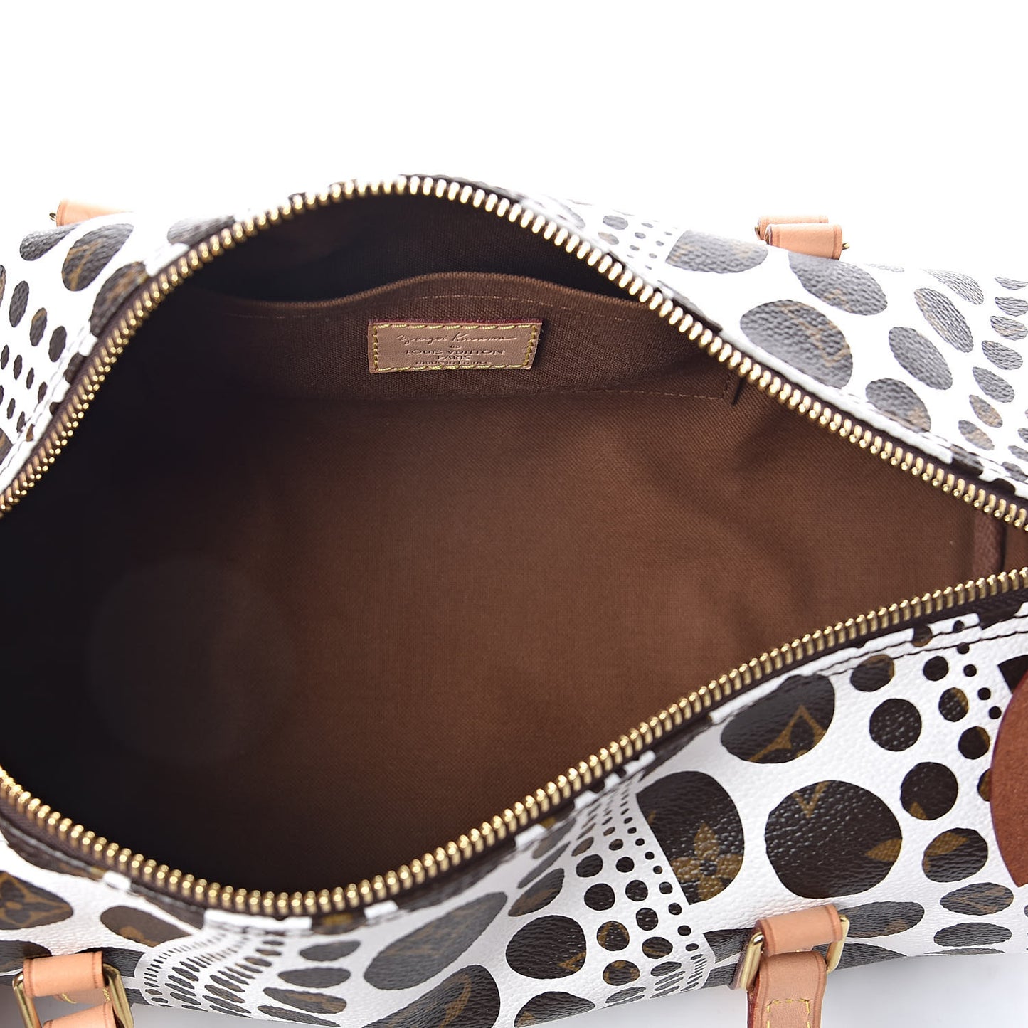 Monogram Kusama Pumpkin Dots Papillon 30 White