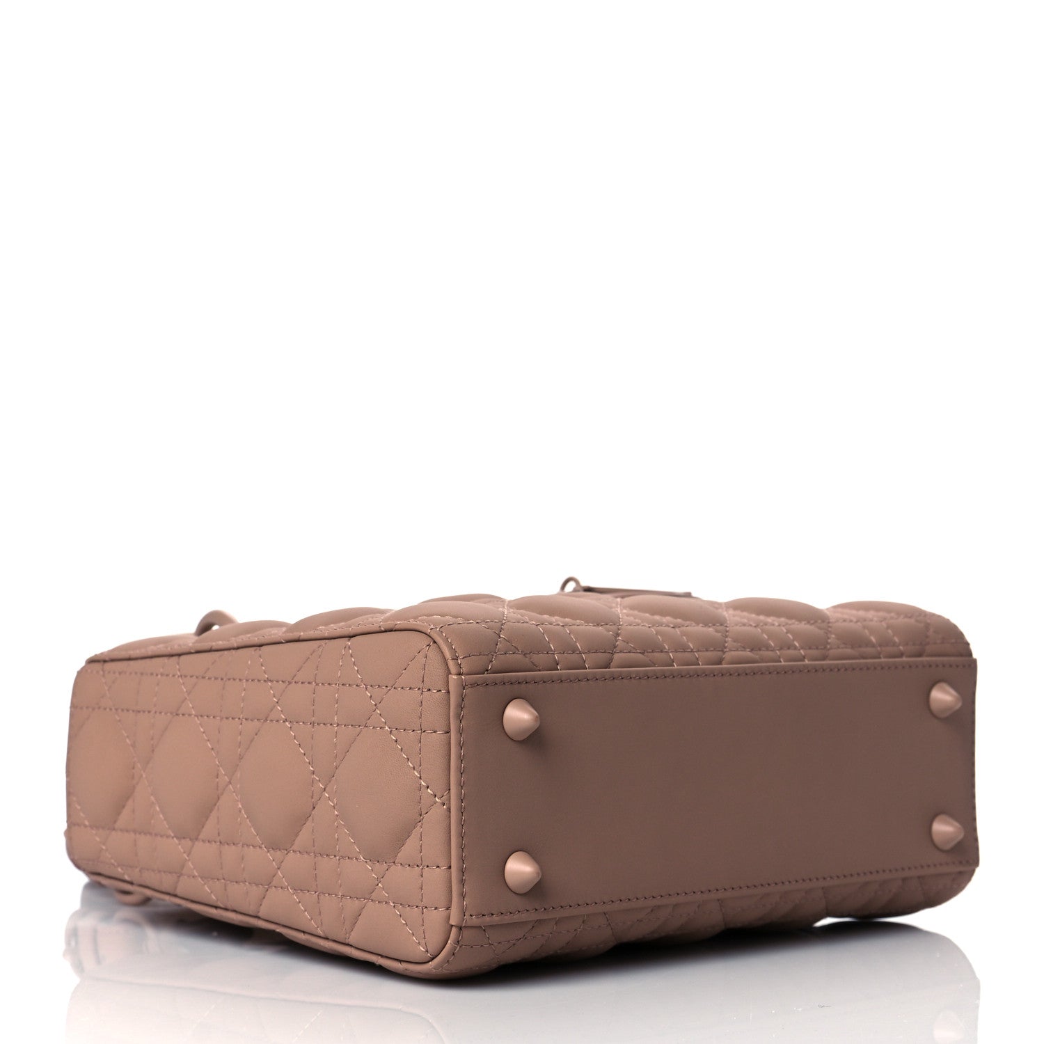 Christian Dior Ultra Matte Calfskin Cannage Small My ABCDior Lady Dior Beige 3 of 9