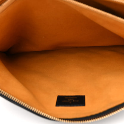 Louis Vuitton Lambskin Embossed Monogram Coussin MM Black 7 of 11