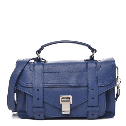 Proenza Schouler Lambskin Tiny PS1 Satchel Peacock 1 of 10