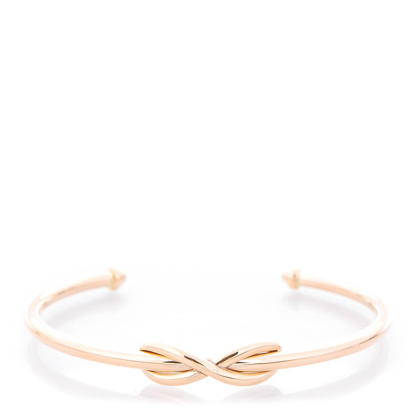 18K Rose Gold Infinity Cuff Bracelet