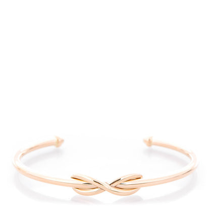 Tiffany 18K Rose Gold Infinity Cuff Bracelet 1 of 5