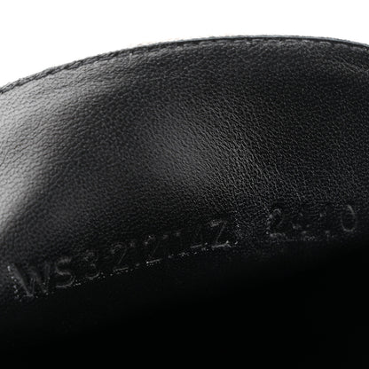 Hermes Calfskin Womens Destin Loafers 39.5 Black White 9 of 11