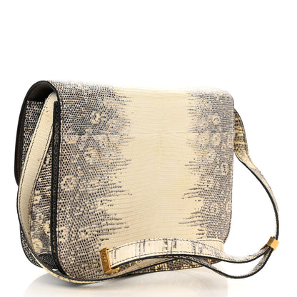 Celine Lizard Medium Classic Box Flap Bag Natural 3 of 10