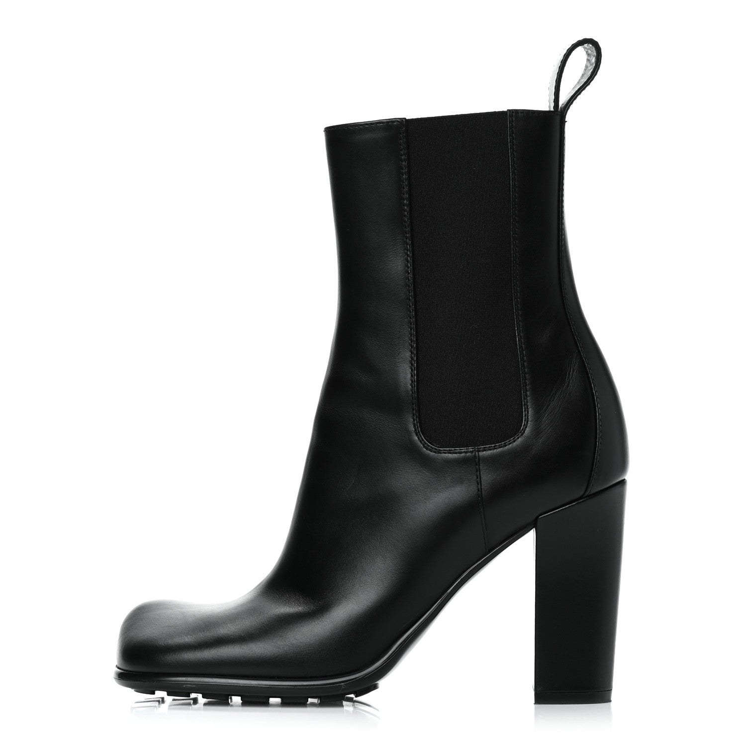 Bottega Veneta Calfskin Storm Chelsea Boots 38 Black 1 of 11