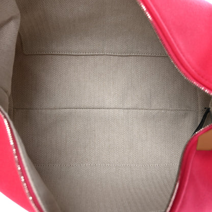 Hermes Canvas Large Bride-A-Brac Pouch Hibiscus 4 of 9