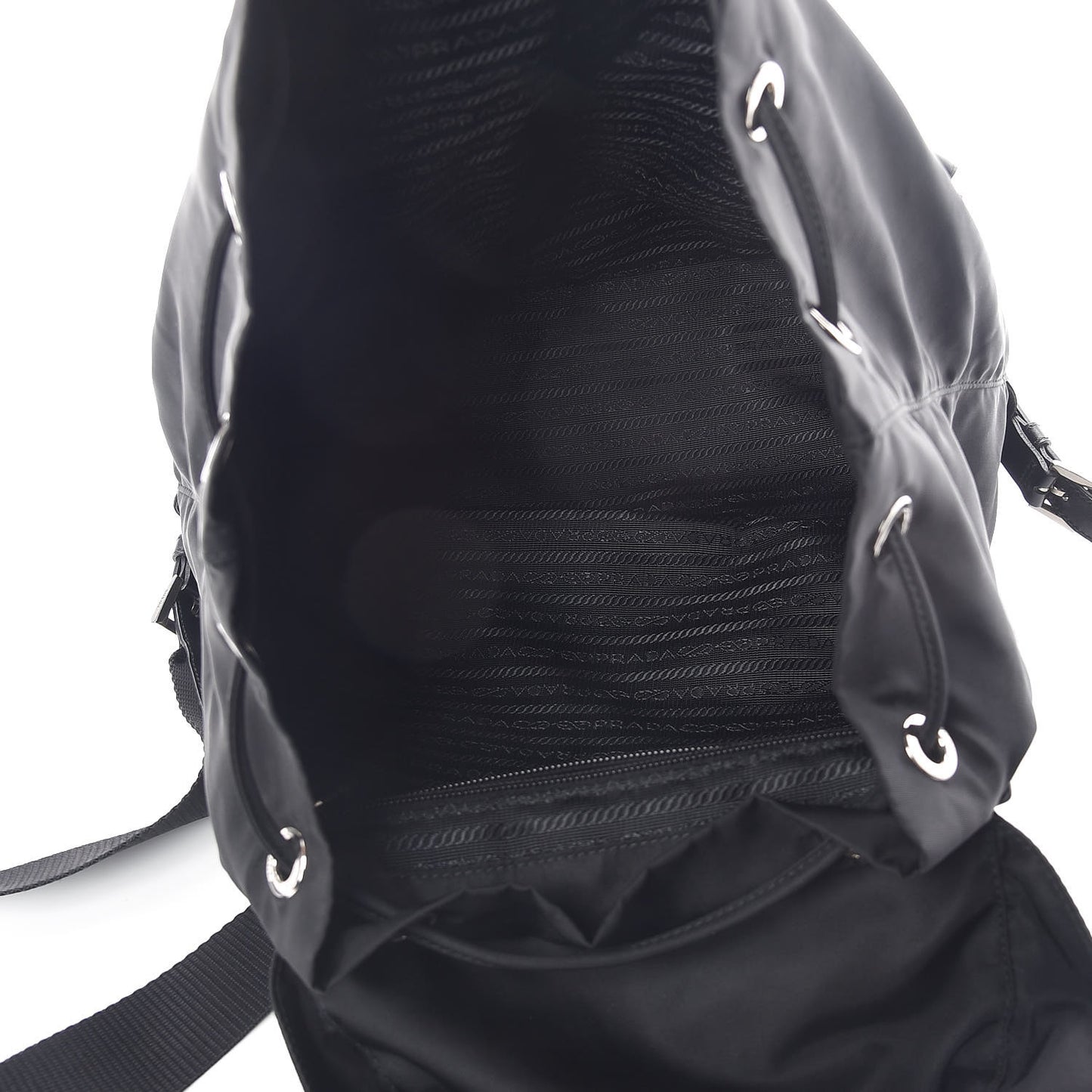 Nylon Vela Medium Backpack Black