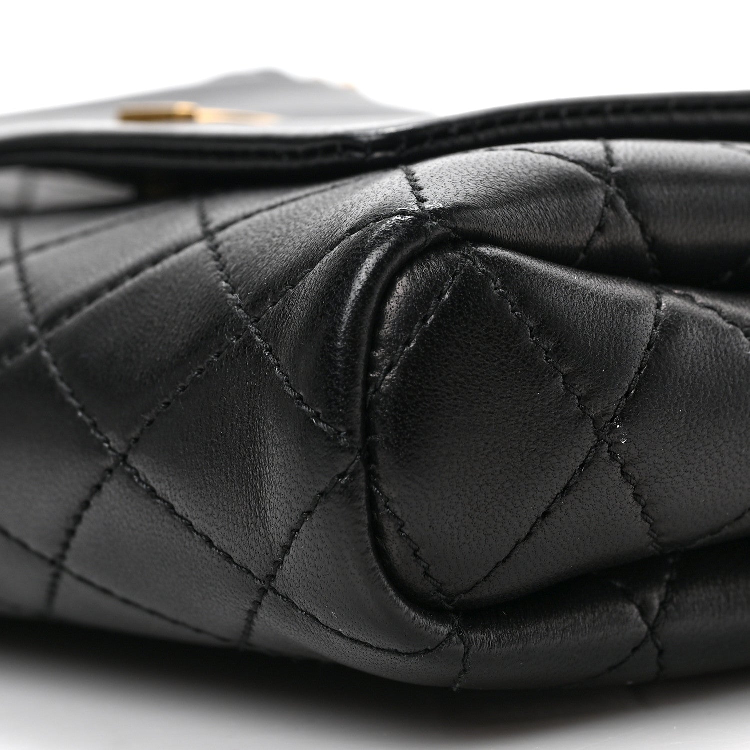 Saint Laurent Lambskin Quilted Monogram Mini Nolita Black 7 of 8