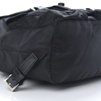 Prada Nylon Vela Medium Backpack Black 7 of 9